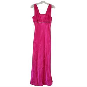 Vintage ASPEED Women's Maxi Dress Pink Size XS‎  Y2K Prom Dress Made in USA